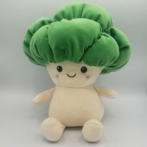 Way to Celebrate Easter Plush Soft Broccoli Veggie Kawaii 13"